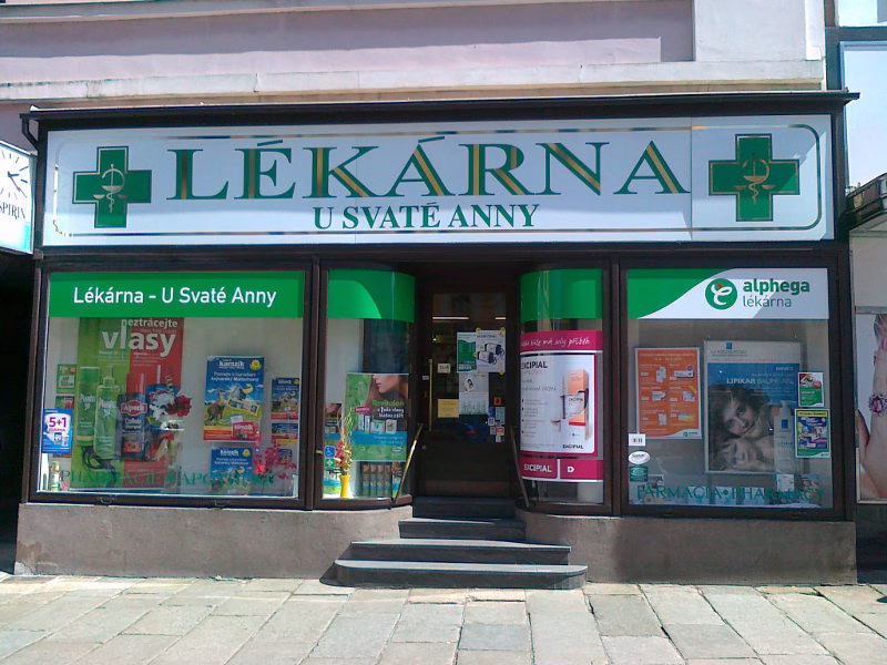 lekárna-pisek-extrier Lékárna U Svaté Anny Písek